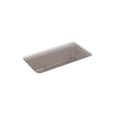 Kohler | Cairn | Drop In Kitchen Sink - Matte Taupe by Kohler