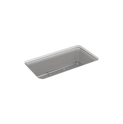 Kohler | Cairn | Drop In Kitchen Sink - Matte Grey by Kohler