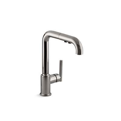 Kohler | Purist | Pull Out Kitchen Faucet - Vibrant Titanium by Kohler