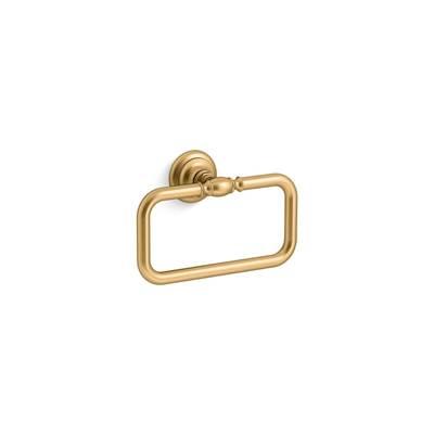 Artifacts Towel ring - Vibrant Brushed Moderne Brass by Kohler