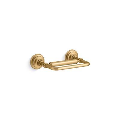 Artifacts Pivoting toilet paper holder - Vibrant Brushed Moderne Brass by Kohler