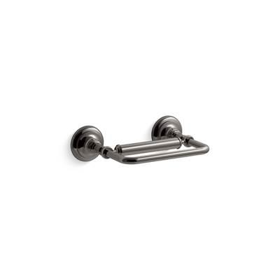 Artifacts Pivoting toilet paper holder - Vibrant Titanium by Kohler