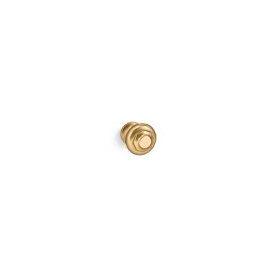 Artifacts Cabinet knob - Vibrant Brushed Moderne Brass by Kohler