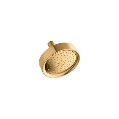 Kohler Purist Single-function showerhead, 2.5 gpm - Vibrant Brushed Moderne Brass by Kohler
