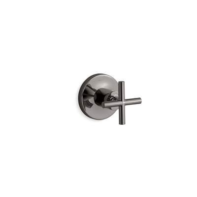 Kohler Purist MasterShower transfer valve trim with cross handle - Vibrant Titanium by Kohler