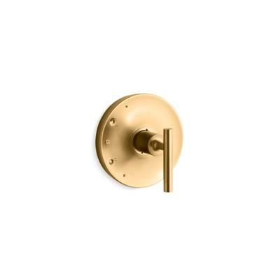 Kohler Purist Rite-Temp valve trim with lever handle - Vibrant Brushed Moderne Brass by Kohler