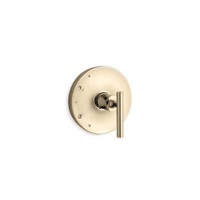 Kohler Purist Rite-Temp valve trim with lever handle - Vibrant French Gold by Kohler