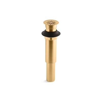 Kohler Decorative grid drain without overflow - Vibrant Brushed Moderne Brass by Kohler