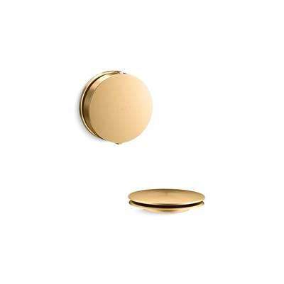Kohler PureFloE Rotary-turn bath drain trim - Vibrant Brushed Moderne Brass by Kohler