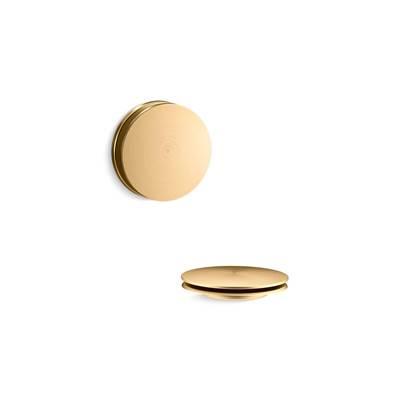Kohler PureFloE Bath drain trim - Vibrant Brushed Moderne Brass by Kohler