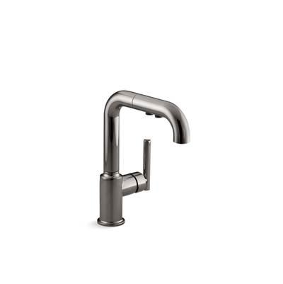 Kohler | Purist | Pull Out Kitchen Faucet - Vibrant Titanium by Kohler
