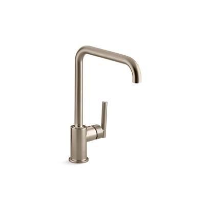 Kohler | Purist | Single Hole Kitchen Faucet - Vibrant Brushed Bronze by Kohler