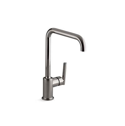 Kohler | Purist | Single Hole Kitchen Faucet - Vibrant Titanium by Kohler