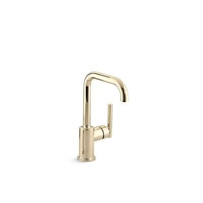Kohler | Purist | Single Hole Kitchen Faucet - Vibrant French Gold by Kohler