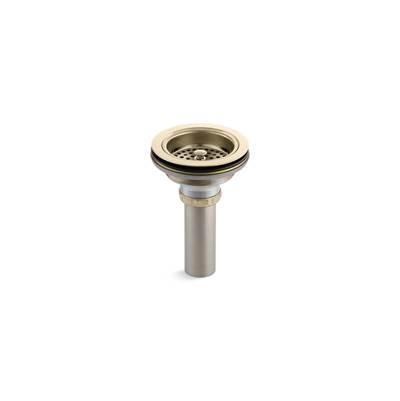 Kohler Duostrainer Sink drain and strainer with tailpiece - Vibrant French Gold by Kohler
