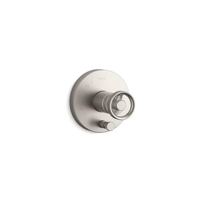 Kohler Components Rite-Temp valve trim with Industrial handle and diverter - Vibrant Brushed Nickel by Kohler