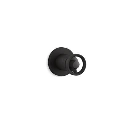 Kohler Components MasterShower transfer valve trim with Industrial handle - Matte Black by Kohler