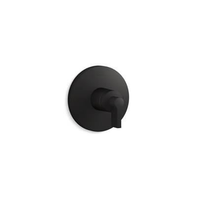 Kohler Components MasterShower temperature control valve trim with Lever handle - Matte Black by Kohler