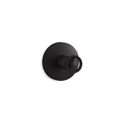 Kohler Components Rite-Temp valve trim with Industrial handle - Matte Black by Kohler