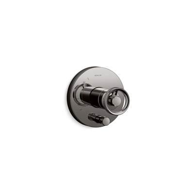 Kohler Components Rite-Temp valve trim with Industrial handle and diverter - Vibrant Titanium by Kohler