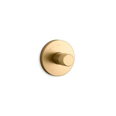 Kohler Components Rite-Temp valve trim with Oyl handle - Vibrant Brushed Moderne Brass by Kohler