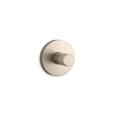 Kohler Components Rite-Temp valve trim with Oyl handle - Vibrant Brushed Bronze by Kohler