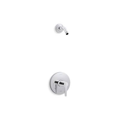Kohler Pitch Rite-Temp shower trim kit, without showerhead - Polished Chrome by Kohler