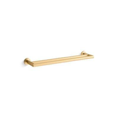 Kohler Components Double towel bar - Vibrant Brushed Moderne Brass by Kohler