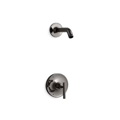 Kohler Purist Rite-Temp shower trim kit with lever handle, without showerhead - Vibrant Titanium by Kohler