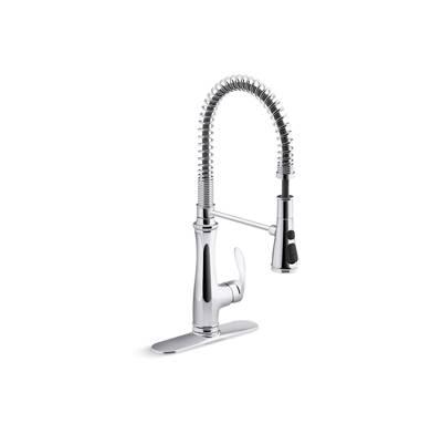 Bellera Semi-professional kitchen sink faucet with three-function sprayhead