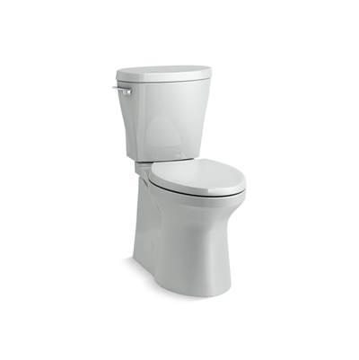Betello Two-piece elongated toilet with skirted trapway, 1.28 gpf