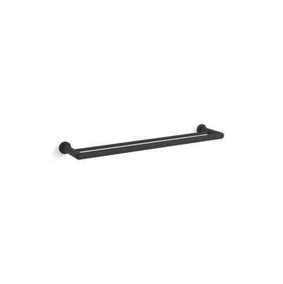 Kohler KuminE 24'' double towel bar - Matte Black by Kohler