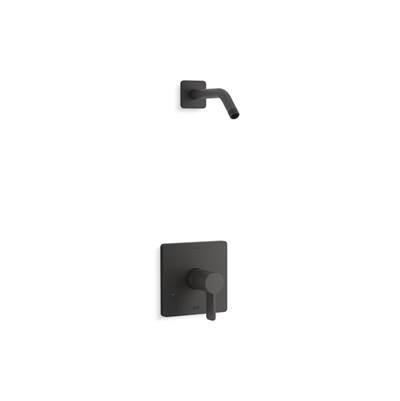 Parallel Rite-Temp shower trim kit, without showerhead - Matte Black