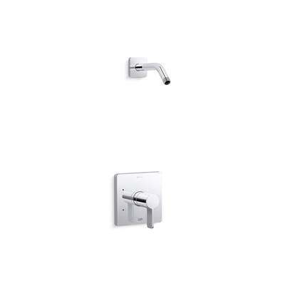 Kohler Parallel Rite-Temp shower trim kit, without showerhead - Polished Chrome by Kohler