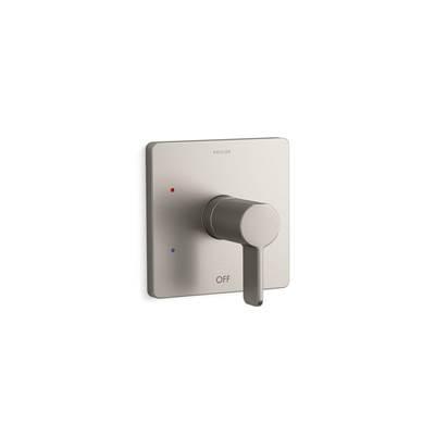 Kohler Parallel Rite-Temp shower valve trim - Vibrant Brushed Nickel by Kohler