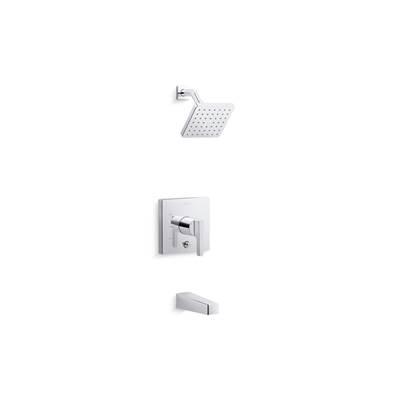 Kohler Honesty Rite-Temp bath and shower trim kit with push-button diverter, 2.5 gpm - Polished Chrome by Kohler
