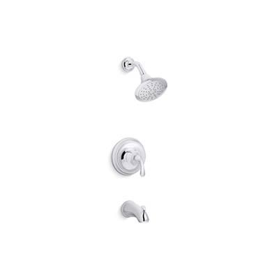 Kohler Fort1/2 Rite-Temp bath and shower trim kit, 1.75 gpm, slip-fit spout - Polished Chrome by Kohler