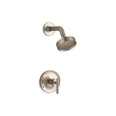 Kohler Purist Rite-Temp shower trim kit with lever handle, 1.75 gpm - Vibrant Brushed Bronze by Kohler
