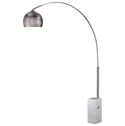 George Kovacs 1 Light Arc Floor Lamp - Brushed Nickel by George Kovacs