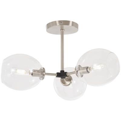 3 Light Semi Flush by George Kovacs