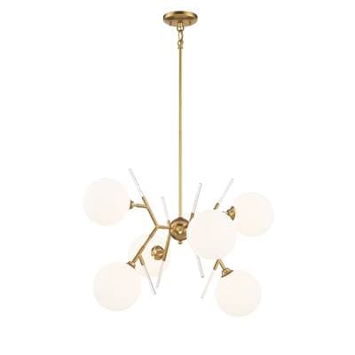 George Kovacs 6 Light Chandelier - Honey Gold