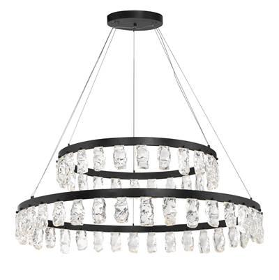 Artic Glacier 2 Tier Led Chandelier by George Kovacs