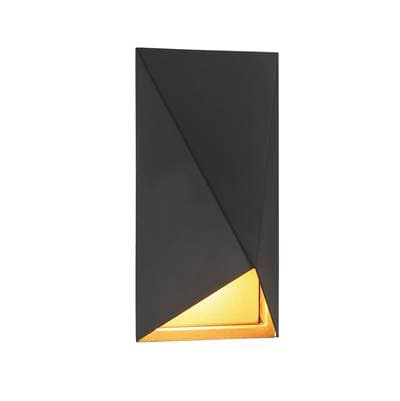 George Kovacs 12W Led Indoor Outdoor Wall Sconce - Sand Coal Sand Gold by George Kovacs