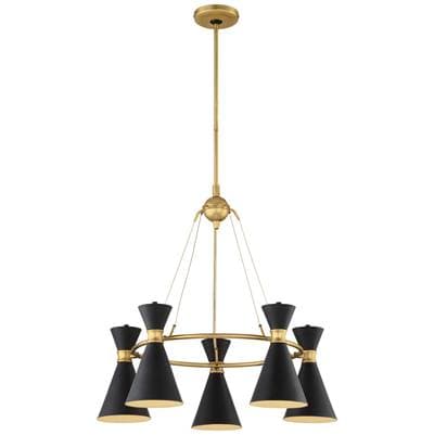George Kovacs 5 Lt Chandelier - Honey Gold by George Kovacs