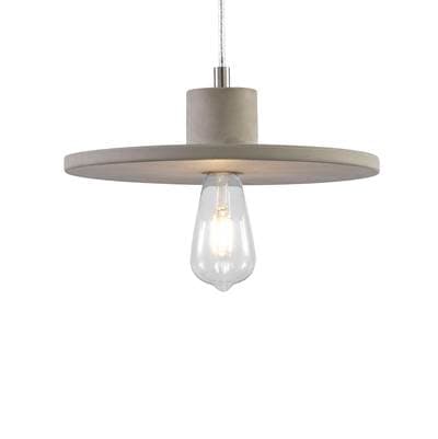 George Kovacs 1 Light Cement Pendant - Burnished Nickel by George Kovacs