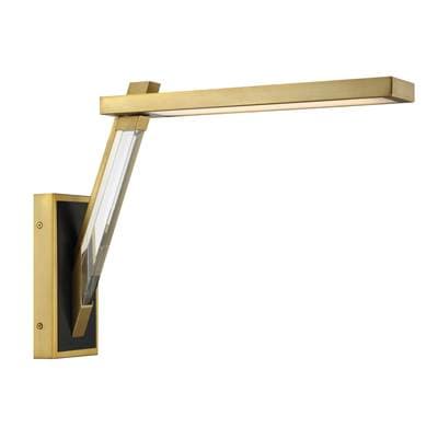 George Kovacs 18W Led Wall Sconce 2023 - Soft Brass Coal by George Kovacs