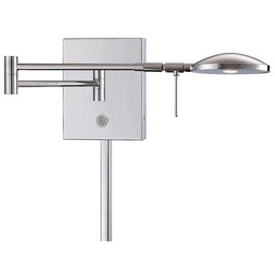 George Kovacs 1 Light Led Swing Arm Wall Lamp - Chrome by George Kovacs