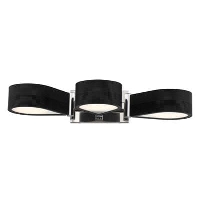 George Kovacs 3 Lights Bath Led - Coal Polished Nickel