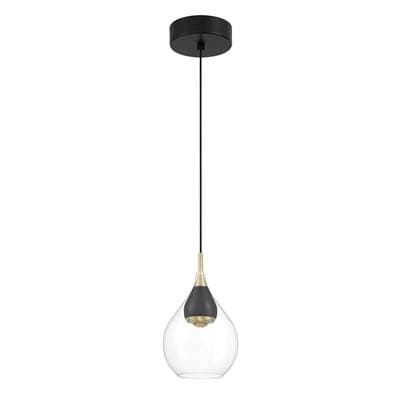 George Kovacs 1 Light Led Mini Pendant - Coal Brushed Gold by George Kovacs