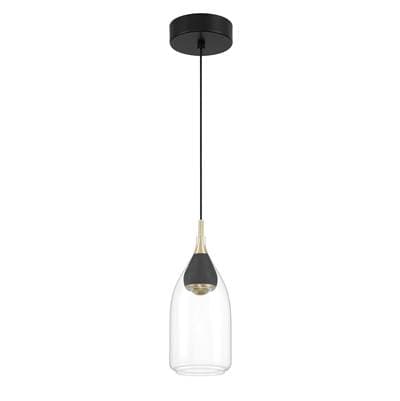 George Kovacs 1 Light Led Mini Pendant - Coal Brushed Gold by George Kovacs